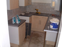 install kitchen and tile - uppingham st